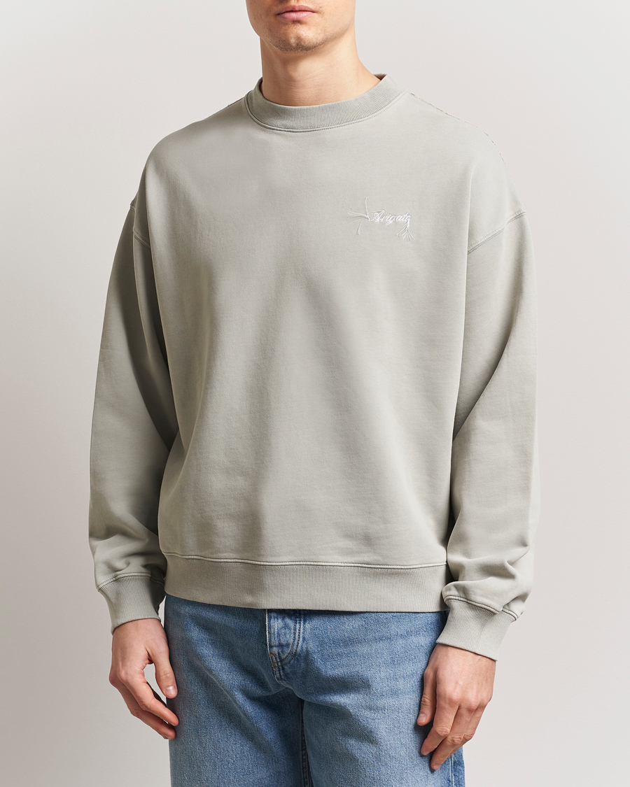 Herre | Gensere | Axel Arigato | Honor Washed Sweatshirt Sage Green