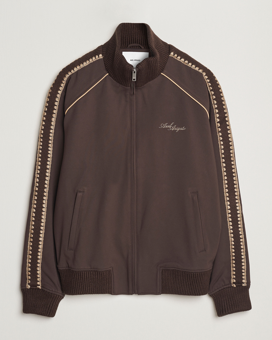 Herre | Gensere | Axel Arigato | Carter Track Jacket Dark Brown