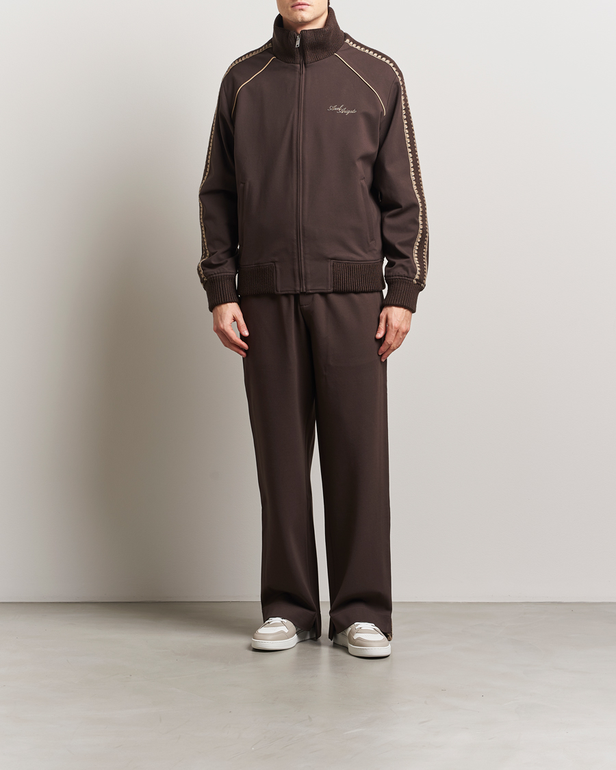 Herre | Gensere | Axel Arigato | Carter Track Jacket Dark Brown