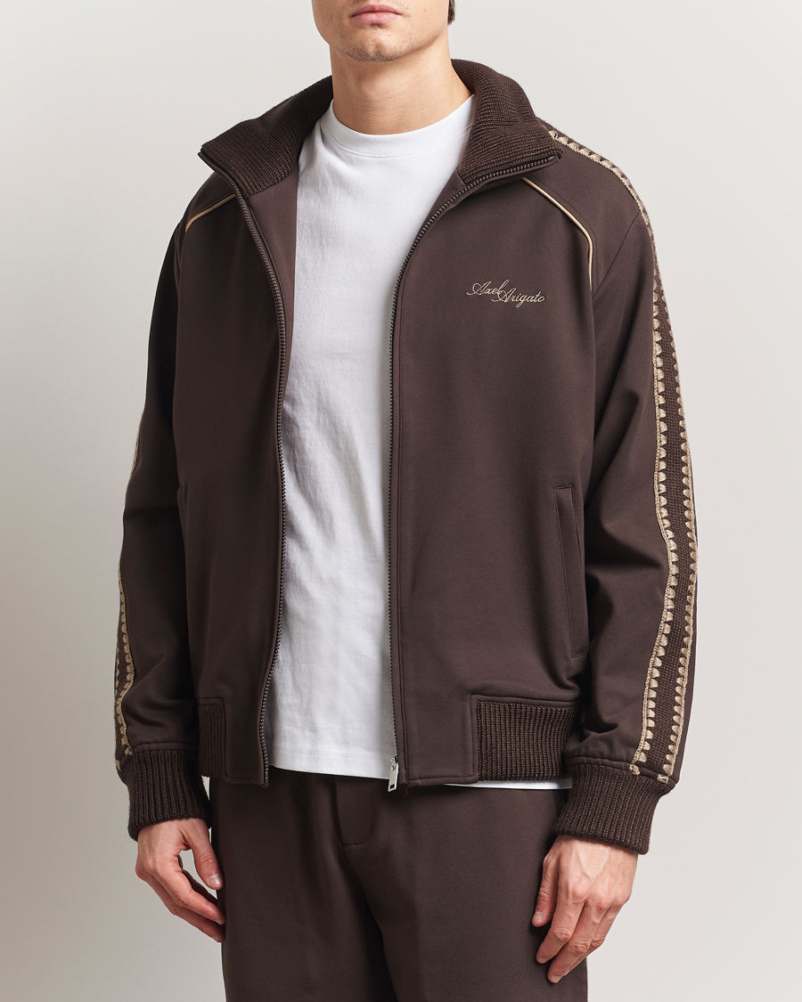 Herre | Gensere | Axel Arigato | Carter Track Jacket Dark Brown