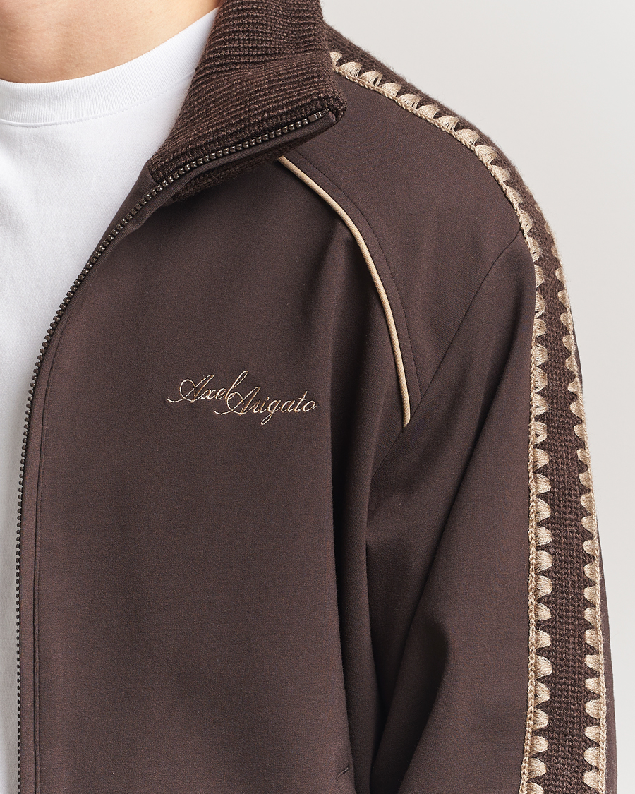 Herre | Gensere | Axel Arigato | Carter Track Jacket Dark Brown