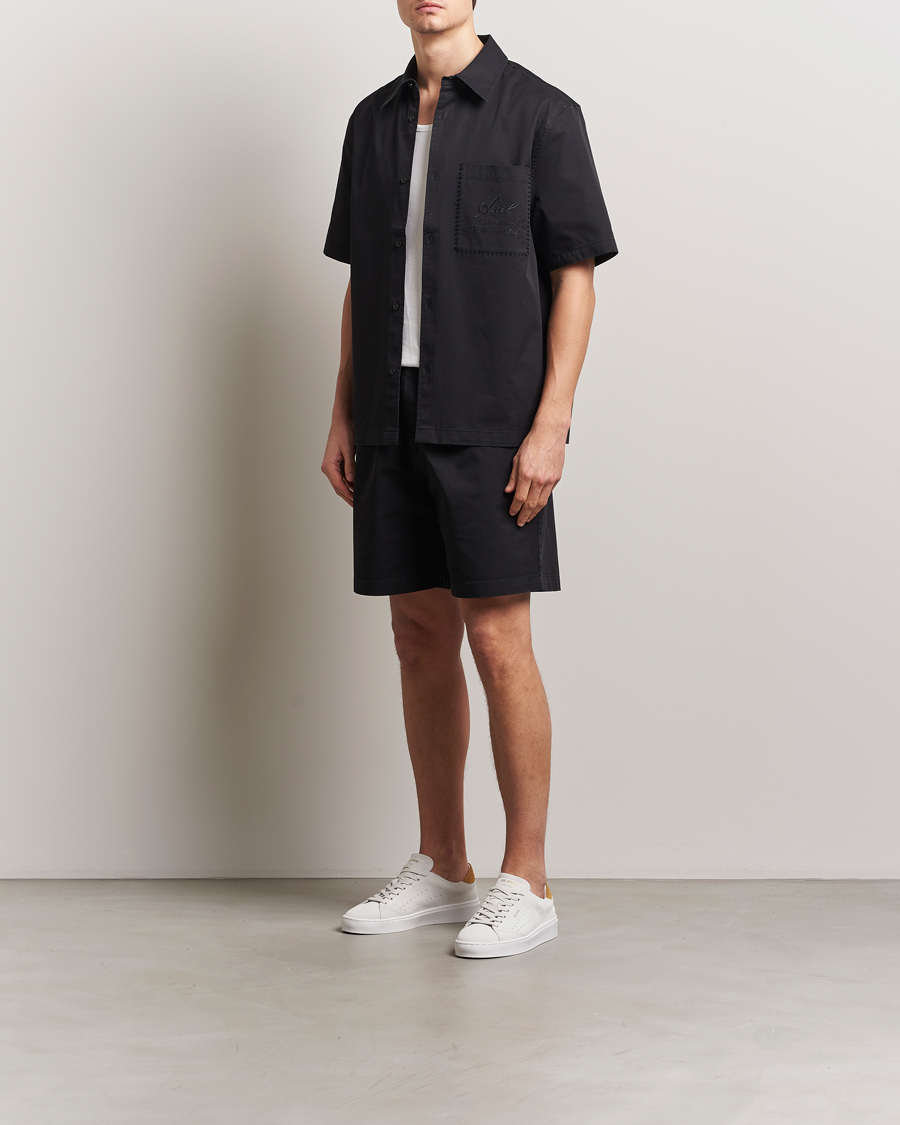 Herre | Skjorter | Axel Arigato | Stitch Embroidered Shirt Black