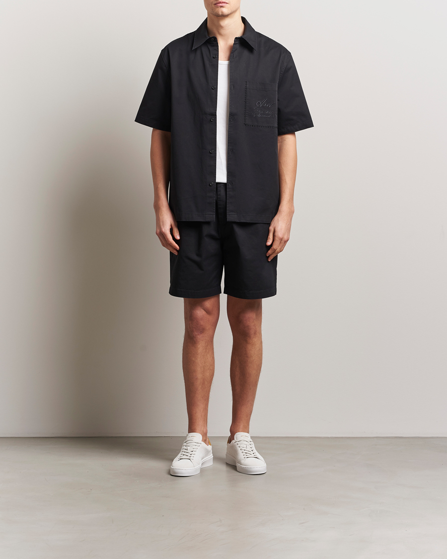 Herre | Shorts | Axel Arigato | Stitch Embroidered Shorts Black