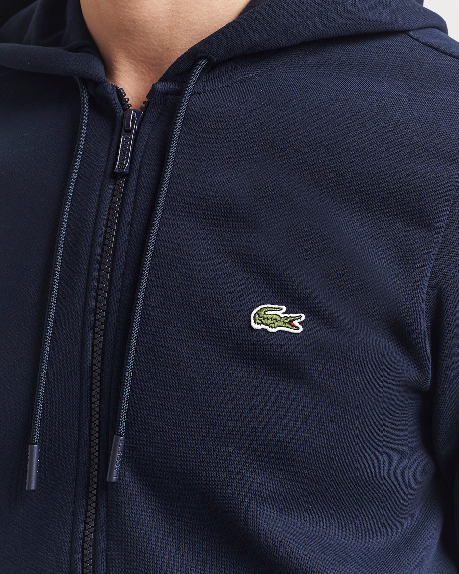 Herre | Gensere | Lacoste | Full Zip Hoodie Navy Blue