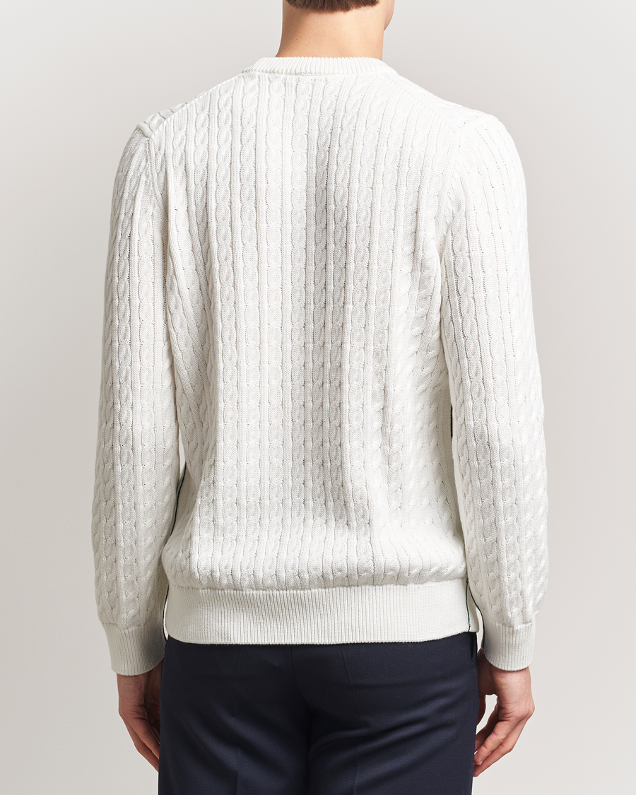 Herre | Gensere | Lacoste | Cotton Cable Sweater Flour