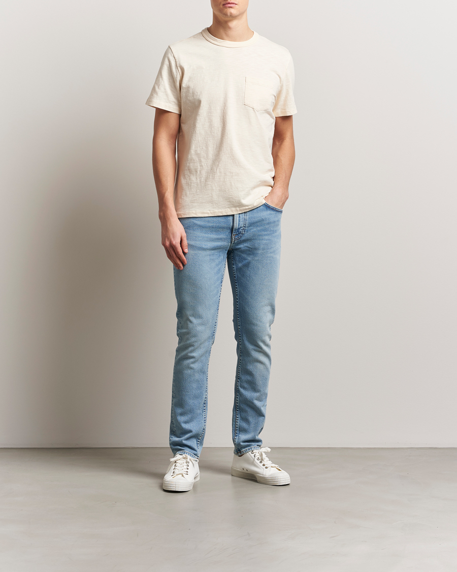 Herre | Jeans | Nudie Jeans | Lean Dean Jeans Blue Noise