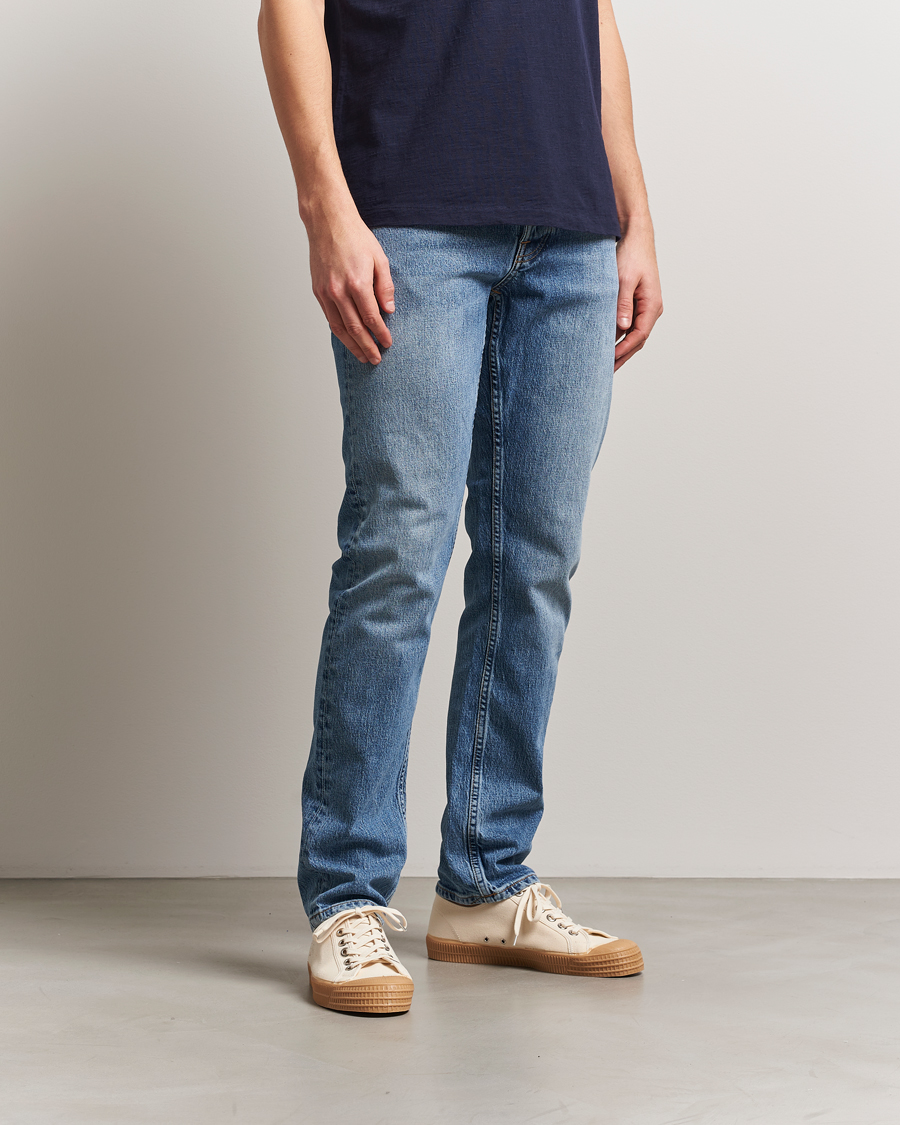 Herre | Jeans | Nudie Jeans | Solid Ollie Jeans Worn Vintage