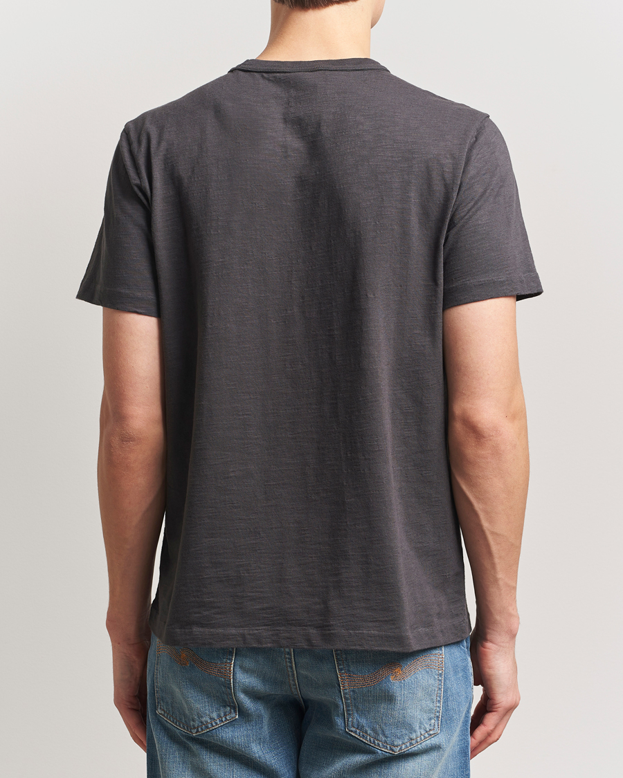 Herre | T-Shirts | Nudie Jeans | Roy Heavy Slub T-Shirt Antracite
