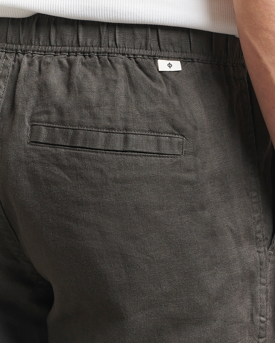 Herre | Bukser | Samsøe Samsøe | Jabari Linen Drawstring Trousers Beluga Grey