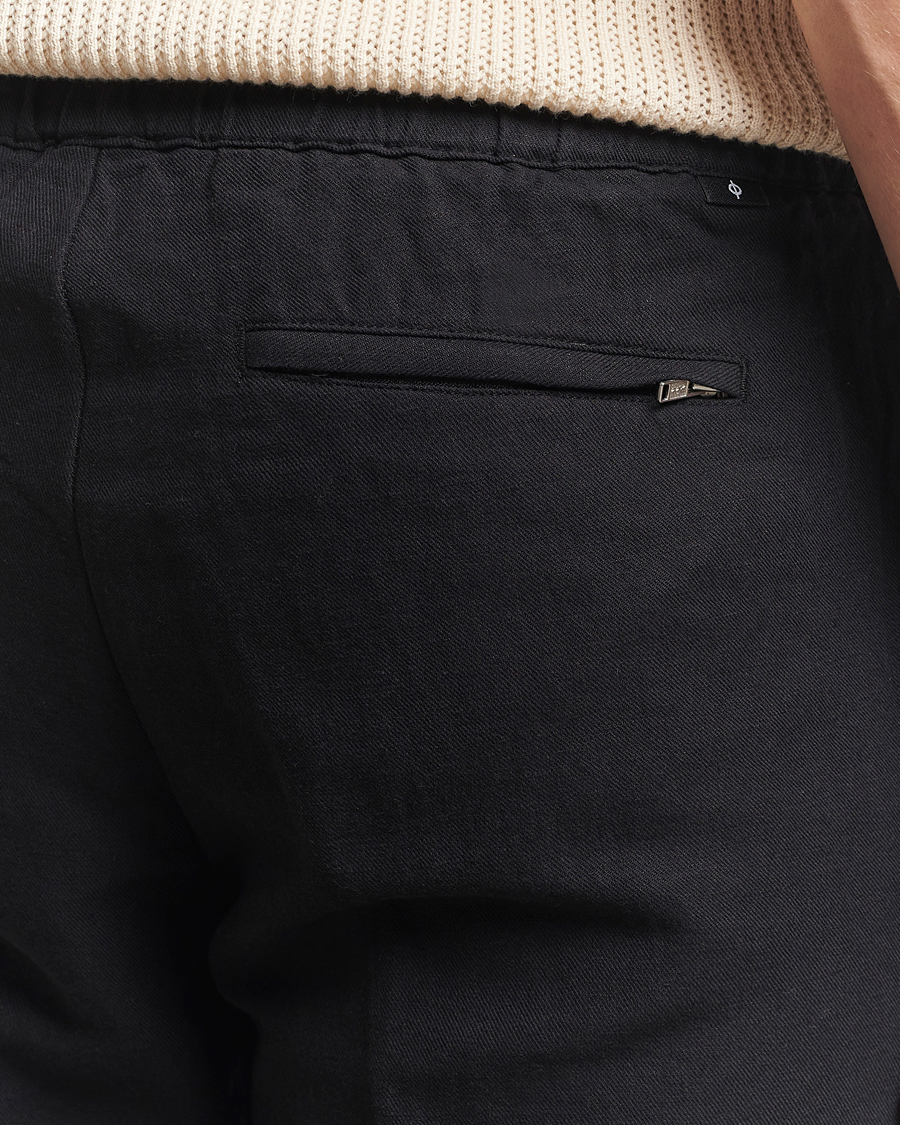 Herre | Bukser | Samsøe Samsøe | Smithy Linen/Cotton Drawstring Trousers Black