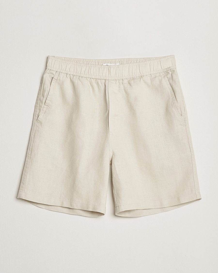 Herre | Shorts | Samsøe Samsøe | Jabari Linen Drawstring Shorts Moonstruck