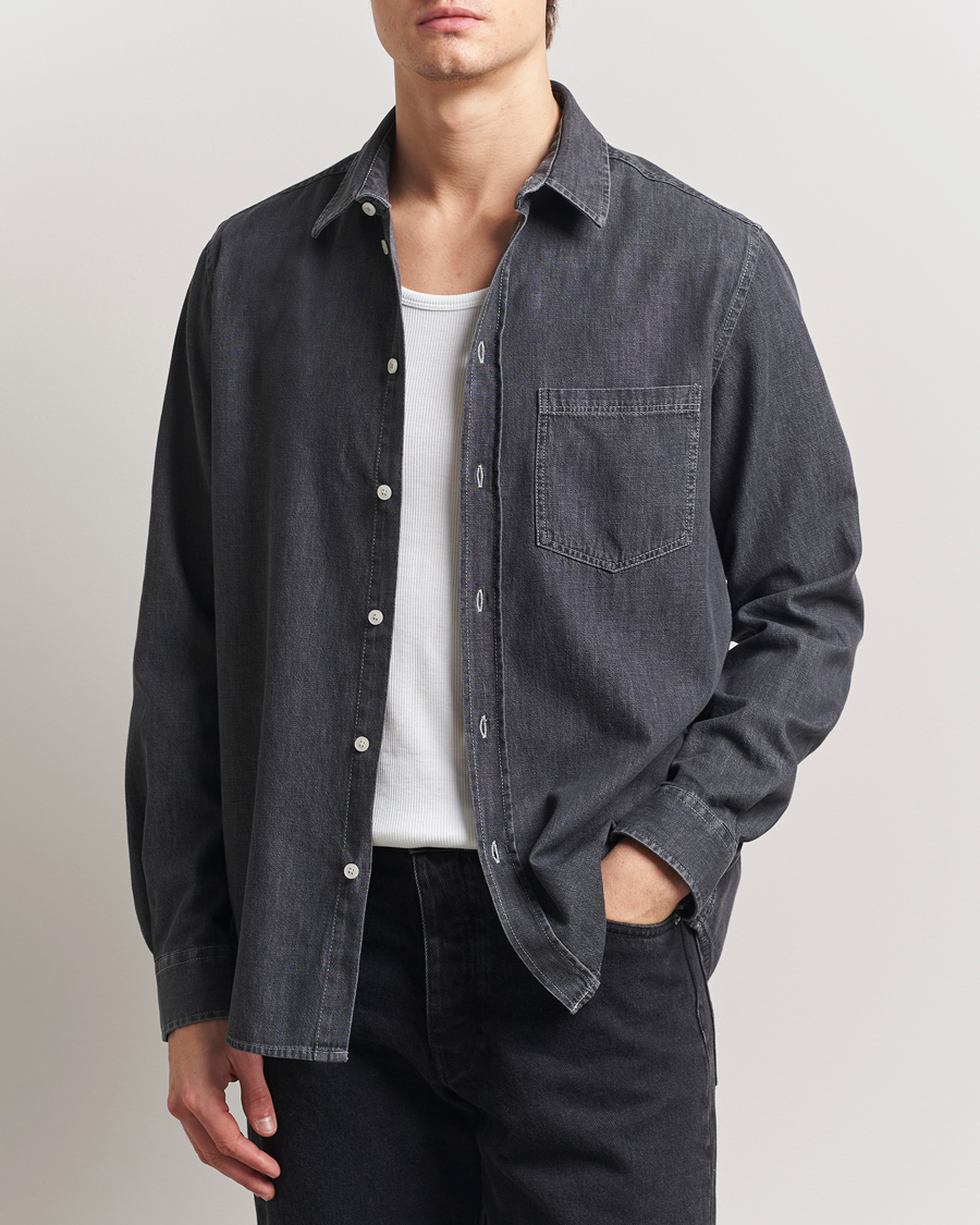 Herre | Skjorter | Samsøe Samsøe | Ryan Chambray Shirt Grey