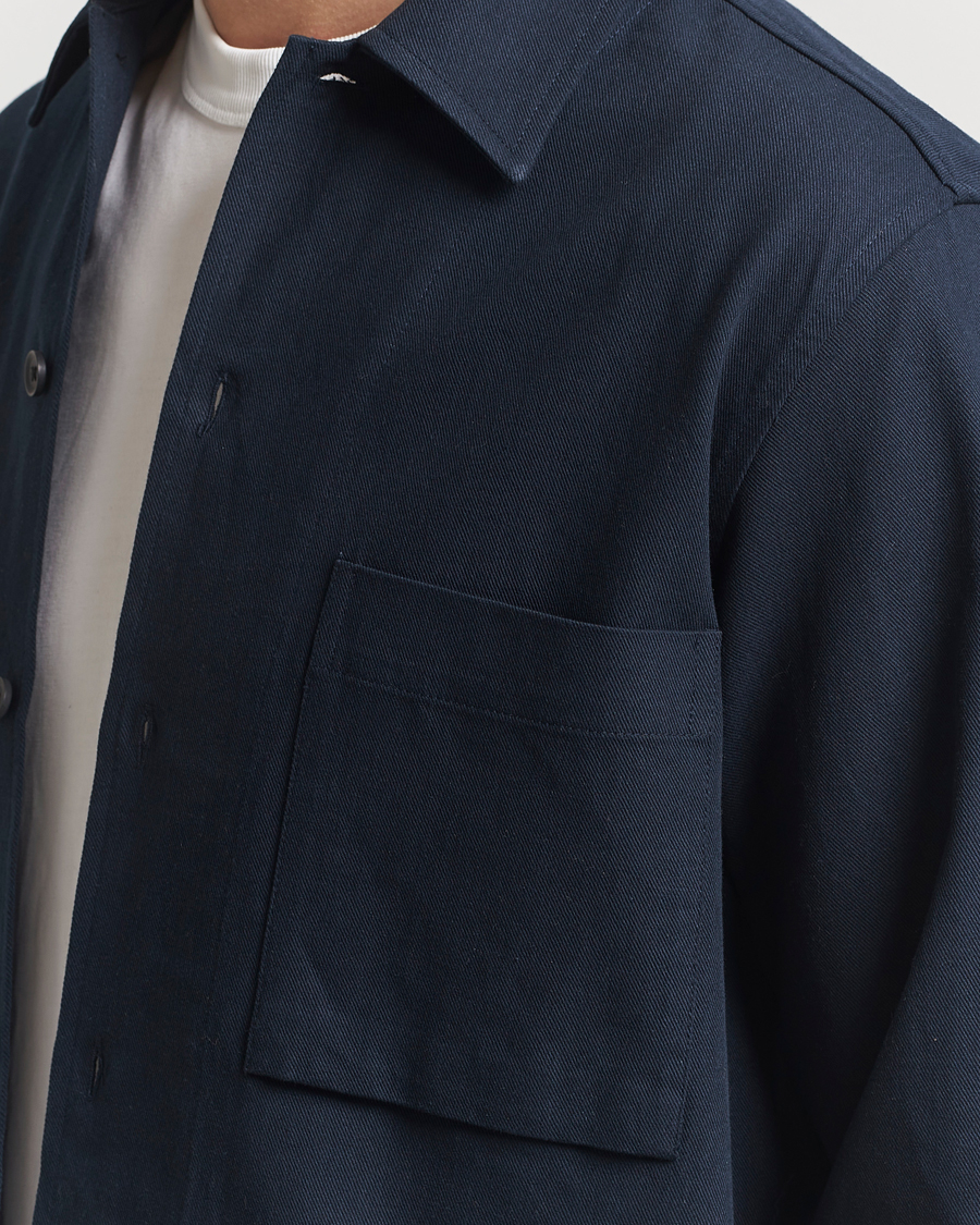 Herre | Skjorter | Samsøe Samsøe | Damon Go Overshirt Salute Navy