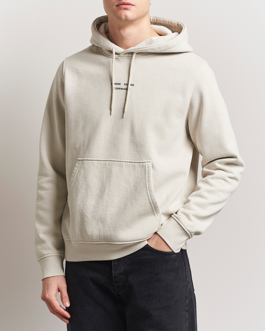 Herre | Gensere | Samsøe Samsøe | Marcus Center Logo Hoodie Moonstruck