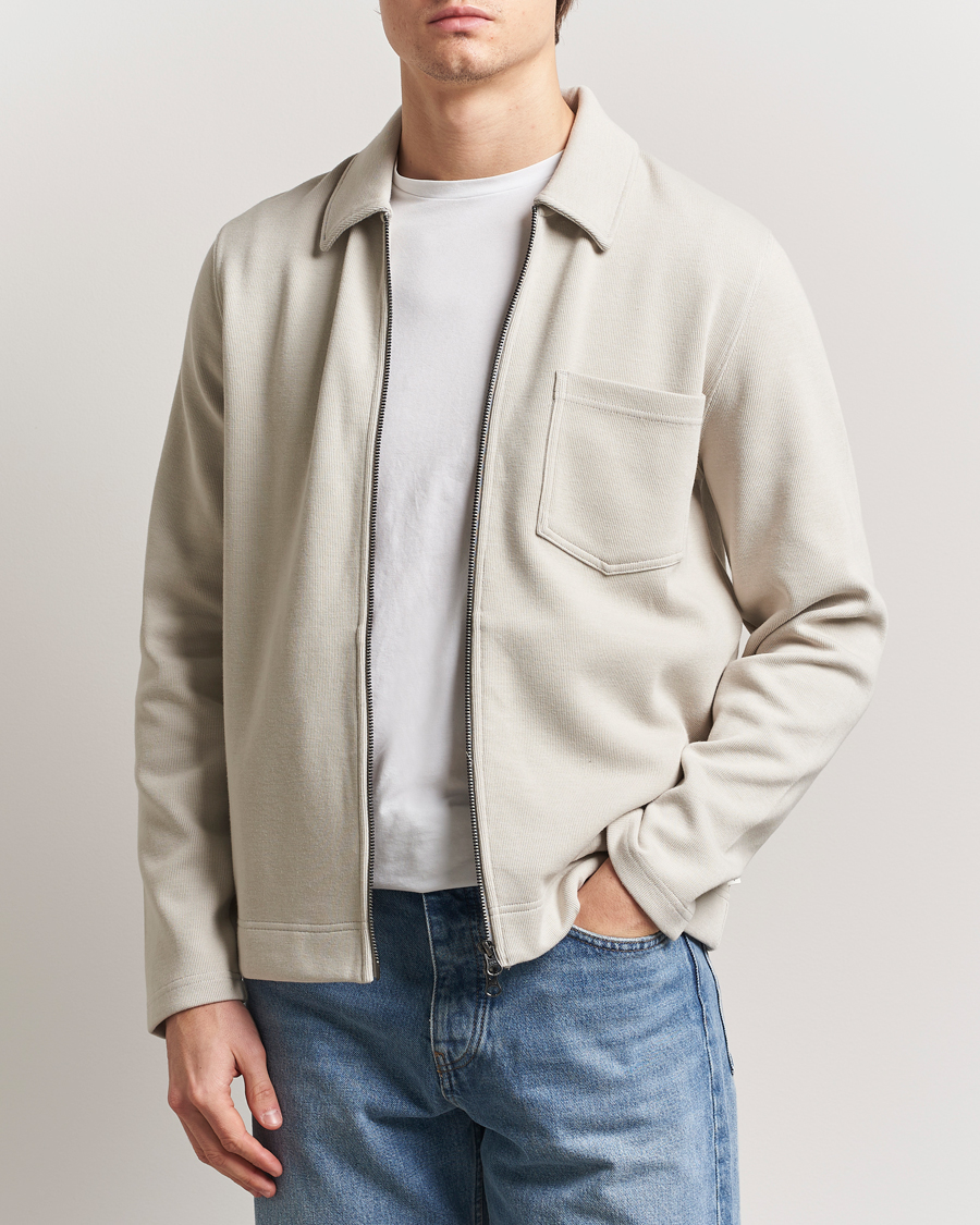 Herre | Gensere | Samsøe Samsøe | Hannes Full Zip Sweater Moonstruck