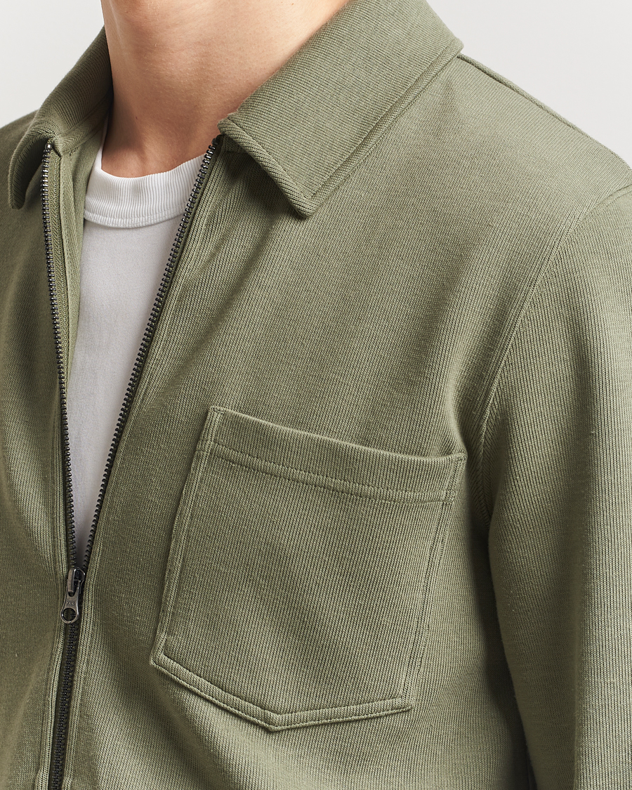 Herre | Gensere | Samsøe Samsøe | Hannes Full Zip Sweater Four Leaf Clover