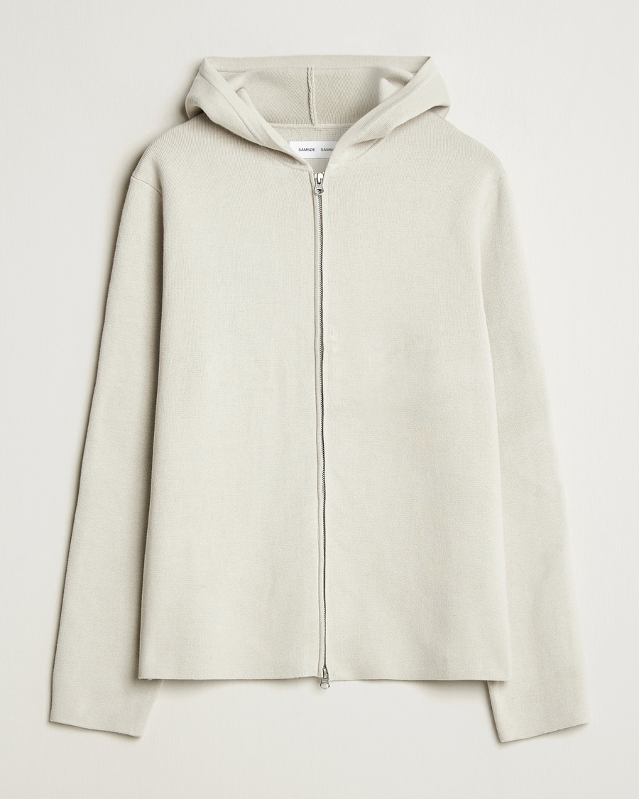 Herre | Gensere | Samsøe Samsøe | Niklas Full Zip Hoodie Moonstruck