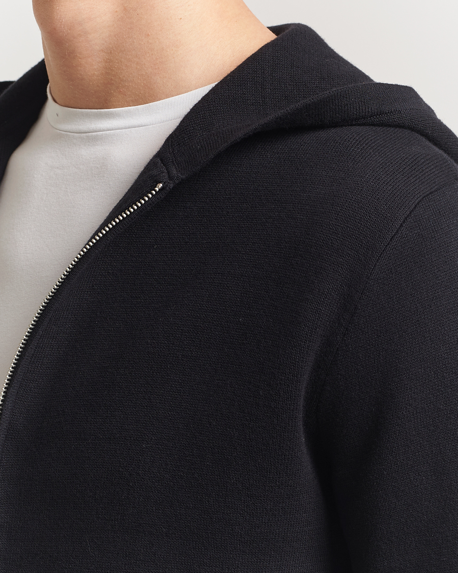 Herre | Gensere | Samsøe Samsøe | Niklas Full Zip Hoodie Black