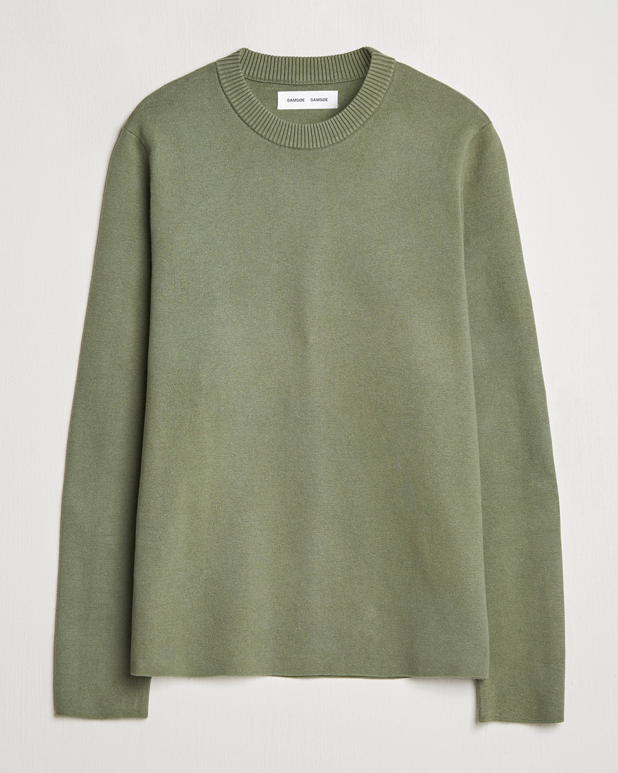 Herre | Gensere | Samsøe Samsøe | Niklas Crew Neck Sweater Four Leaf Clover