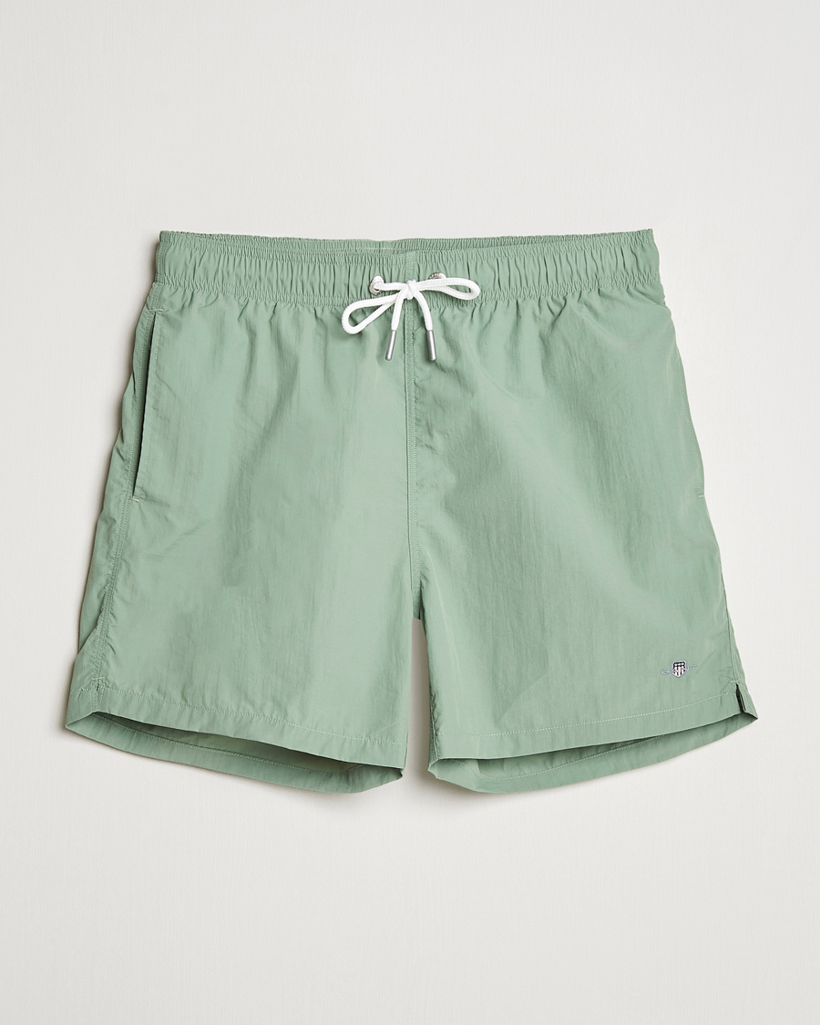 Herre | Badeshorts | GANT | Basic Swimshorts Kalamata Green