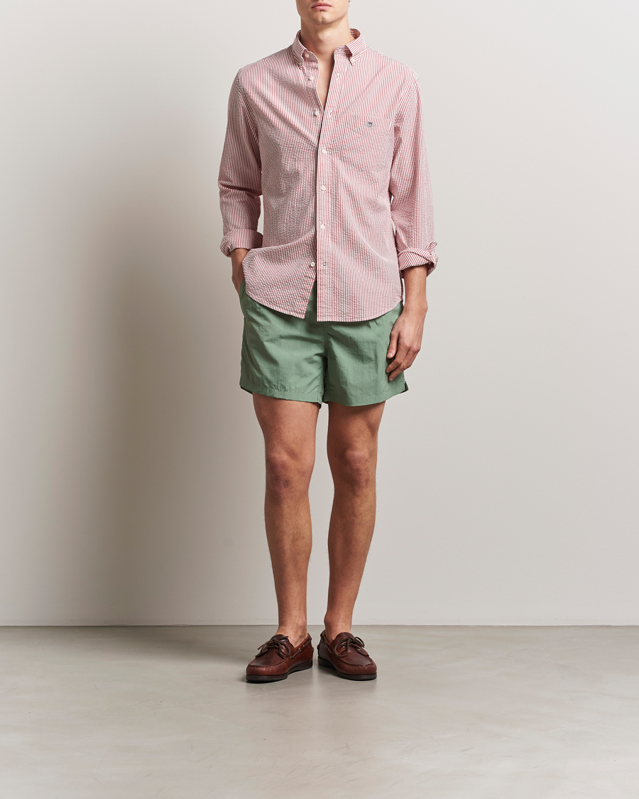 Herre | Badeshorts | GANT | Basic Swimshorts Kalamata Green