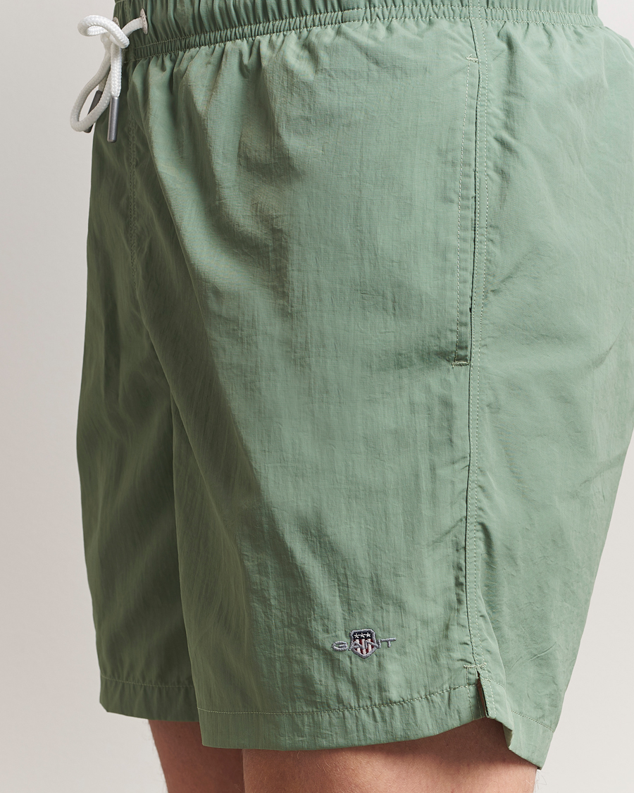 Herre | Badeshorts | GANT | Basic Swimshorts Kalamata Green