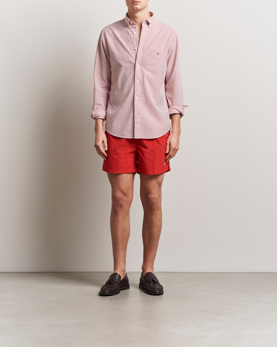 Herre | Badeshorts | GANT | Basic Swimshorts Bright Red