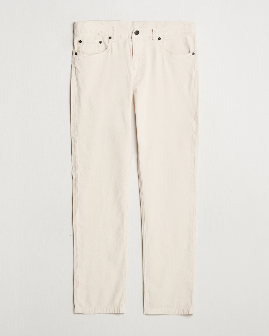 Herre | Bukser | GANT | Regular Cotton/Linen 5-Pocket Pants Putty