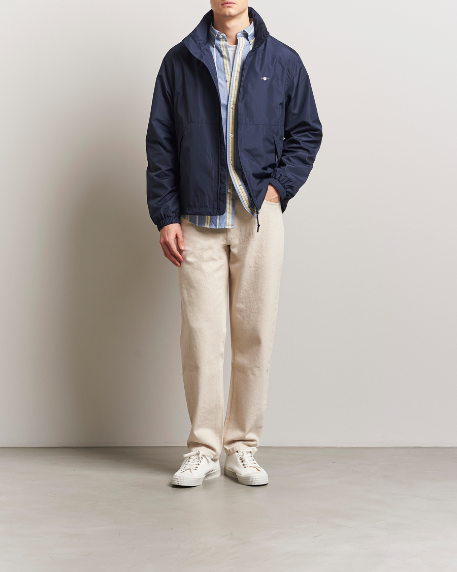 Herre | Jakker | GANT | Lightweight Windshielder Jacket Evening Blue