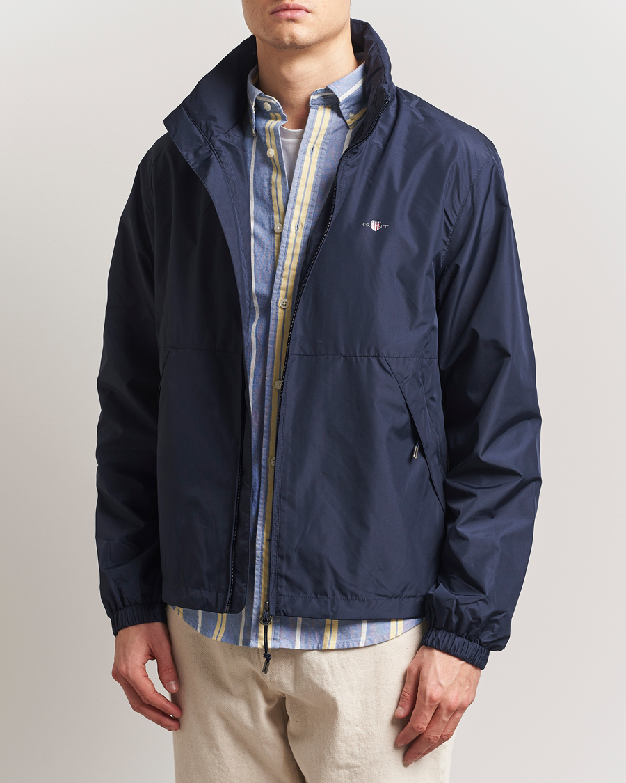 Herre | Jakker | GANT | Lightweight Windshielder Jacket Evening Blue