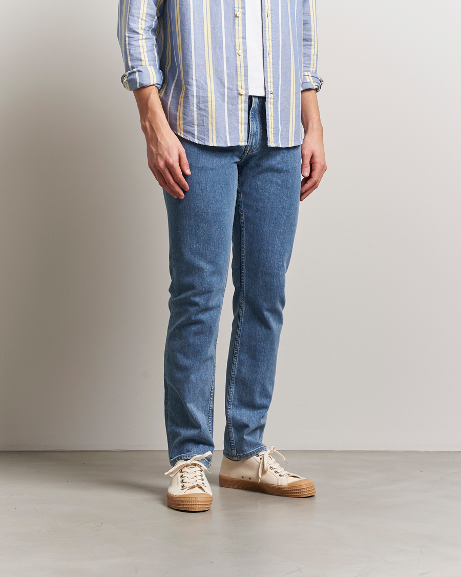 Herre | Jeans | GANT | Regular Fit Jeans Mid Blue Worn In