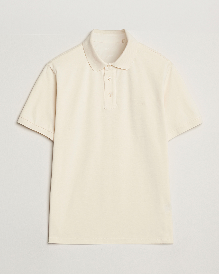 Herre | Pikéer | GANT | Sunfaded Polo Ivory White