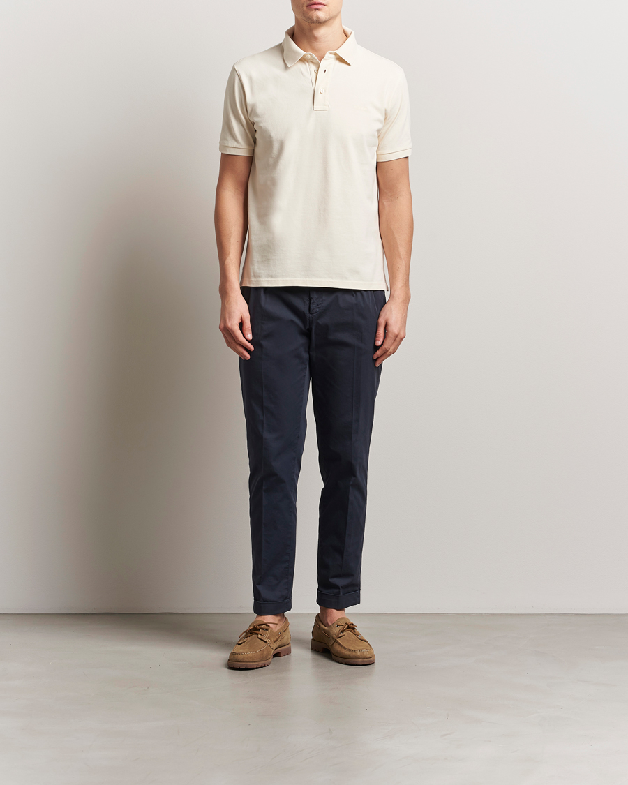 Herre | Pikéer | GANT | Sunfaded Polo Ivory White