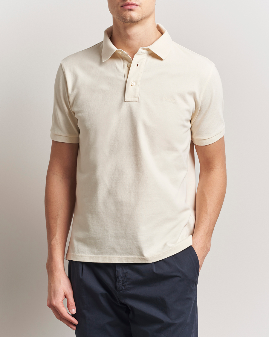 Herre | Pikéer | GANT | Sunfaded Polo Ivory White