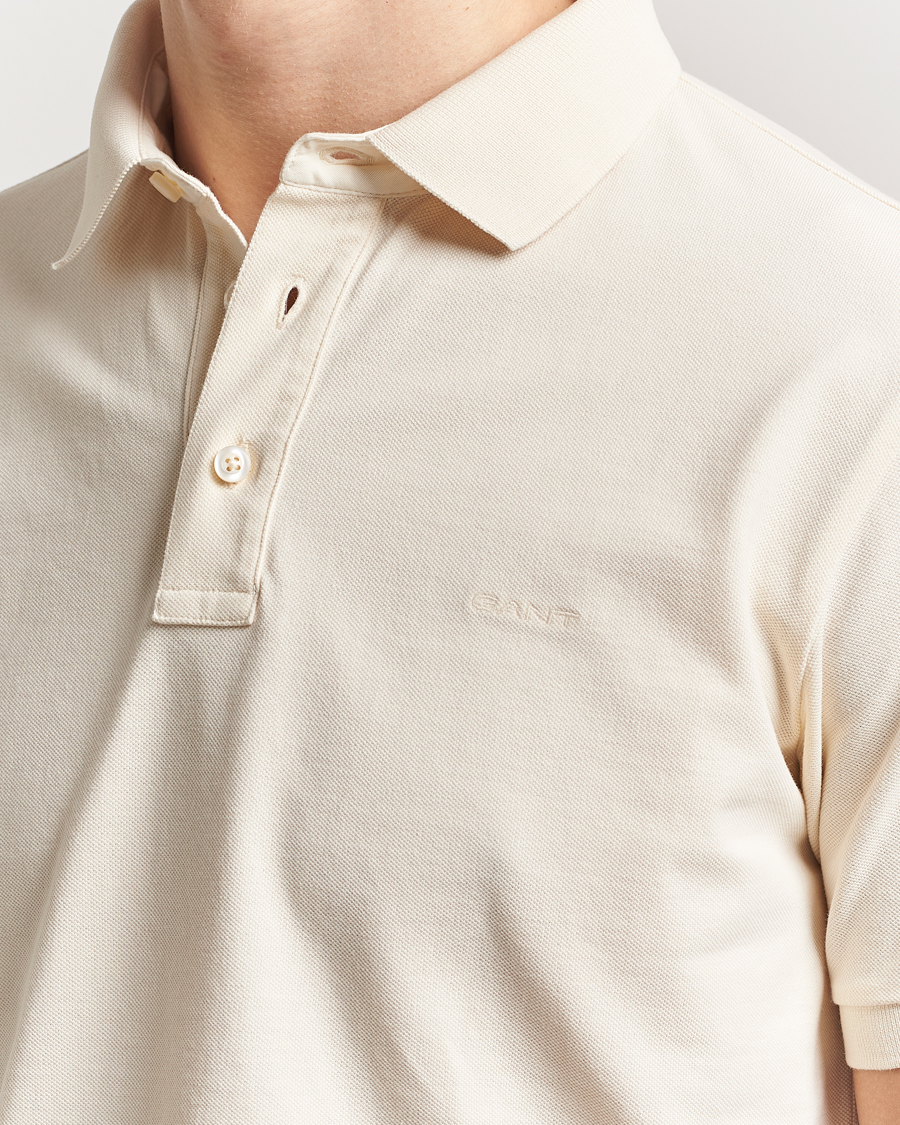 Herre | Pikéer | GANT | Sunfaded Polo Ivory White