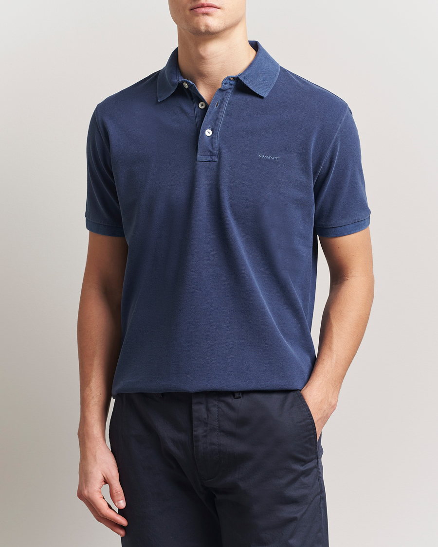 Herre | Pikéer | GANT | Sunfaded Polo Persian Blue