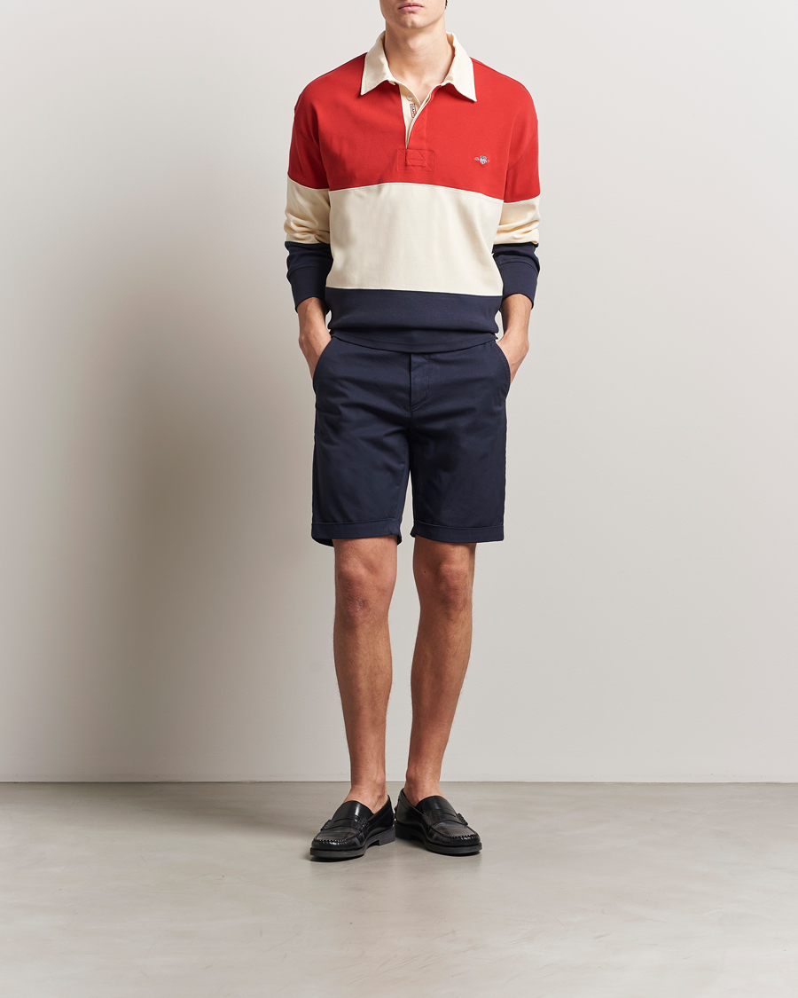 Herre | Shorts | GANT | Regular Sunfaded Shorts Evening Blue