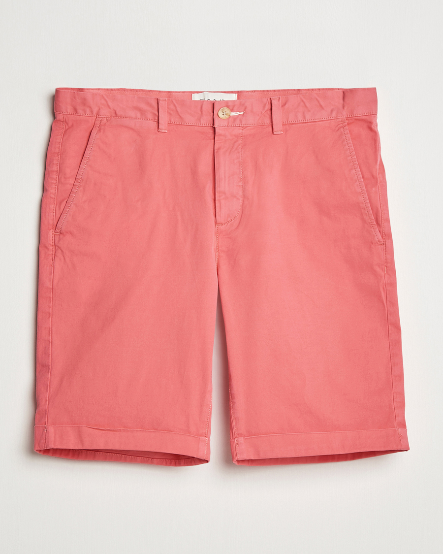 Herre | Shorts | GANT | Regular Sunfaded Shorts Watermelon Red