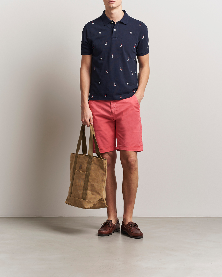 Herre | Shorts | GANT | Regular Sunfaded Shorts Watermelon Red