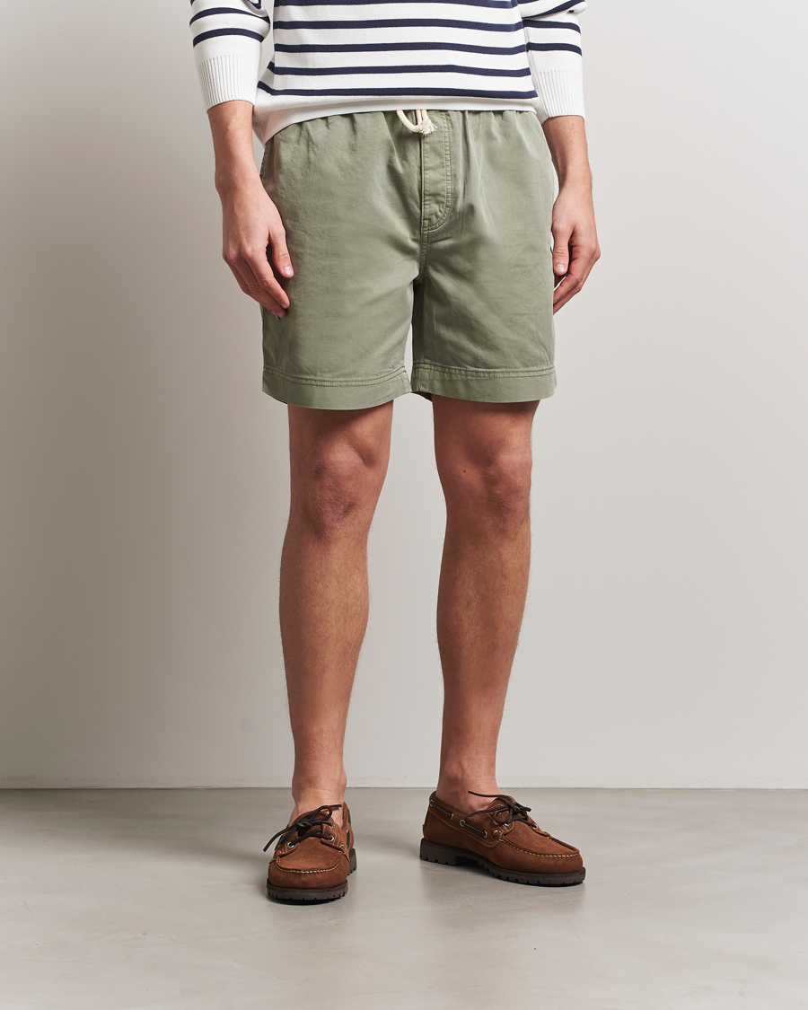 Herre | Shorts | GANT | Regular Sunfaded Drawstring Shorts Kalamata Green