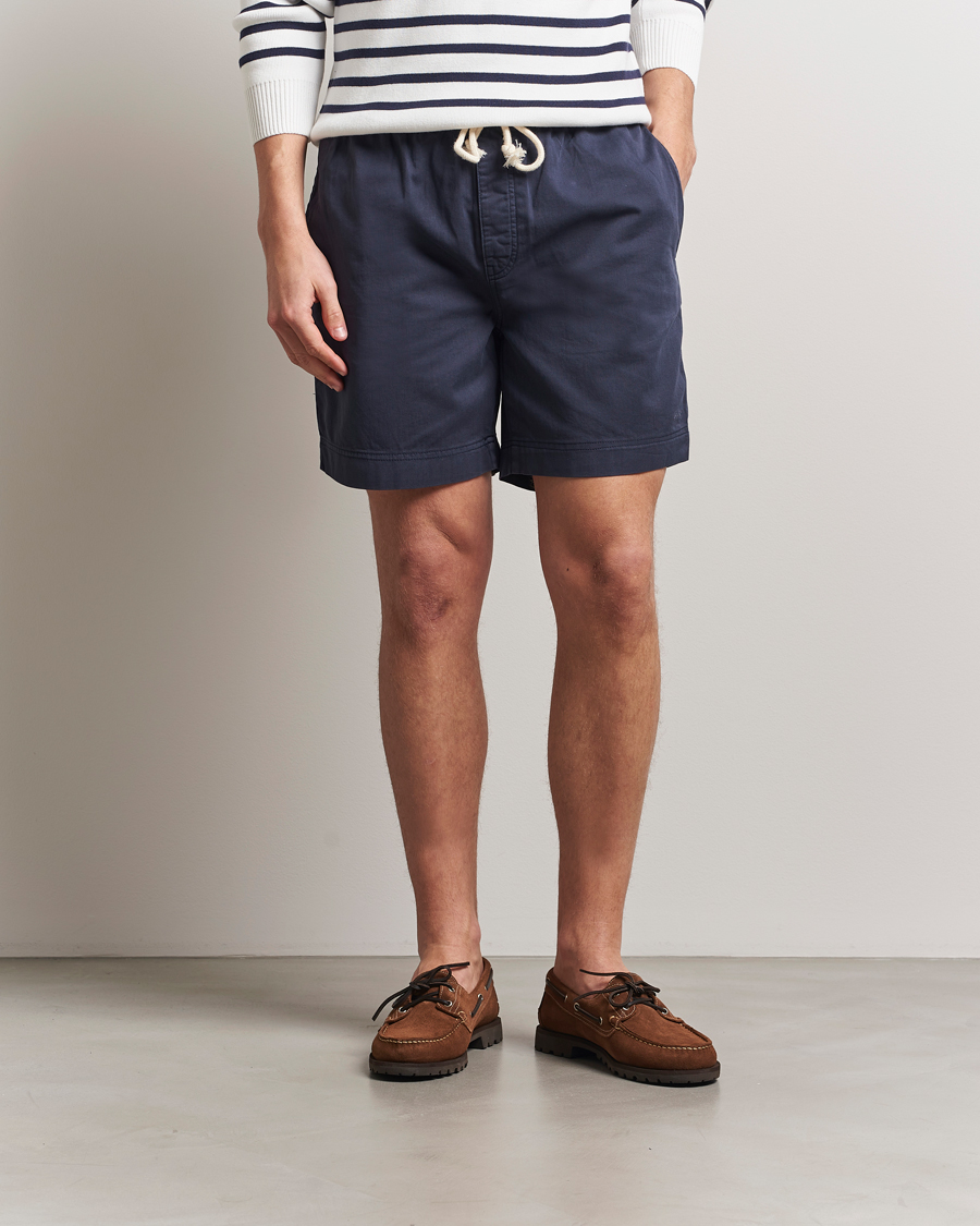 Herre | Shorts | GANT | Regular Sunfaded Drawstring Shorts Evening Blue
