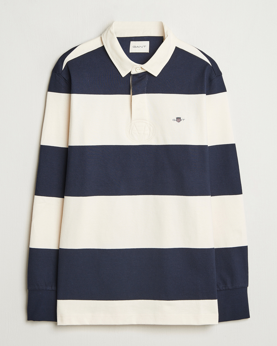 Herre | Gensere | GANT | Barstriped Rugger Evening Blue