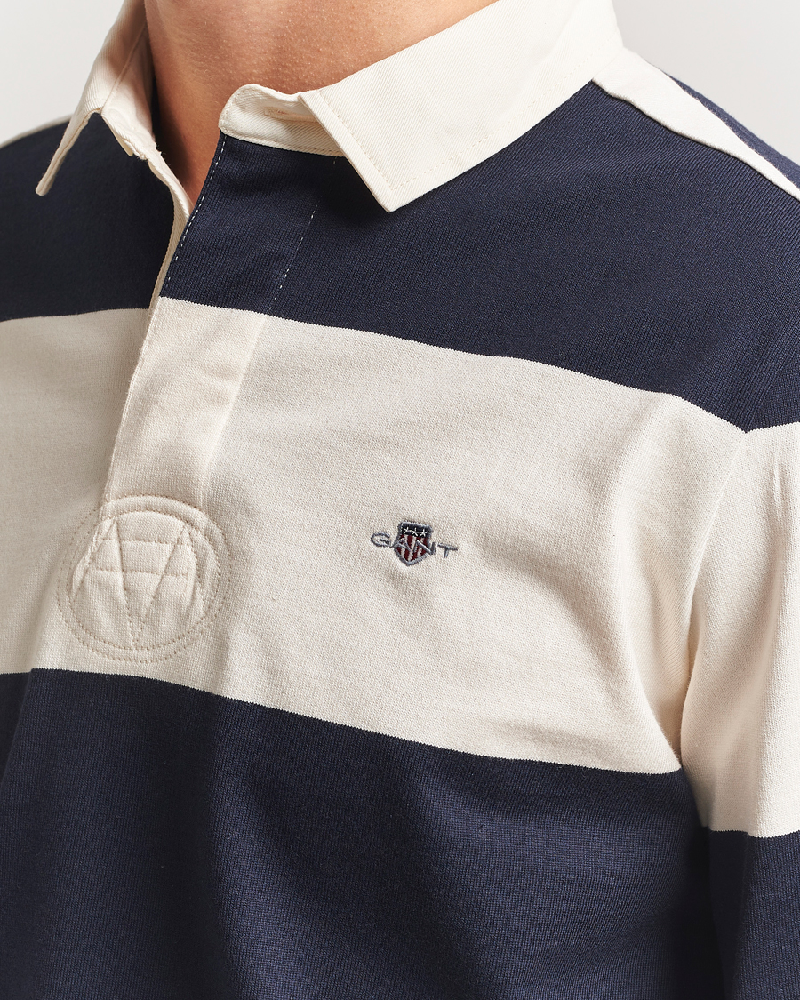 Herre | Gensere | GANT | Barstriped Rugger Evening Blue