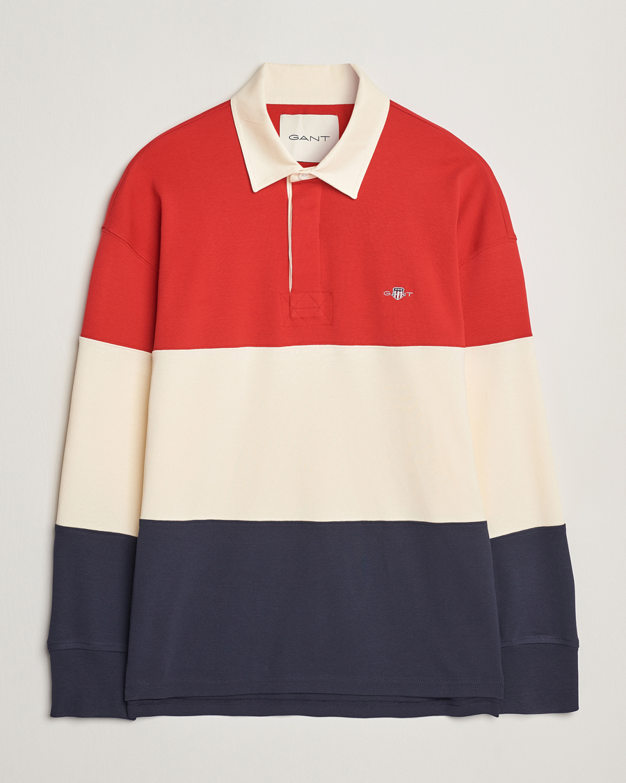 Herre | Gensere | GANT | Blocked Heavy Rugger Multi