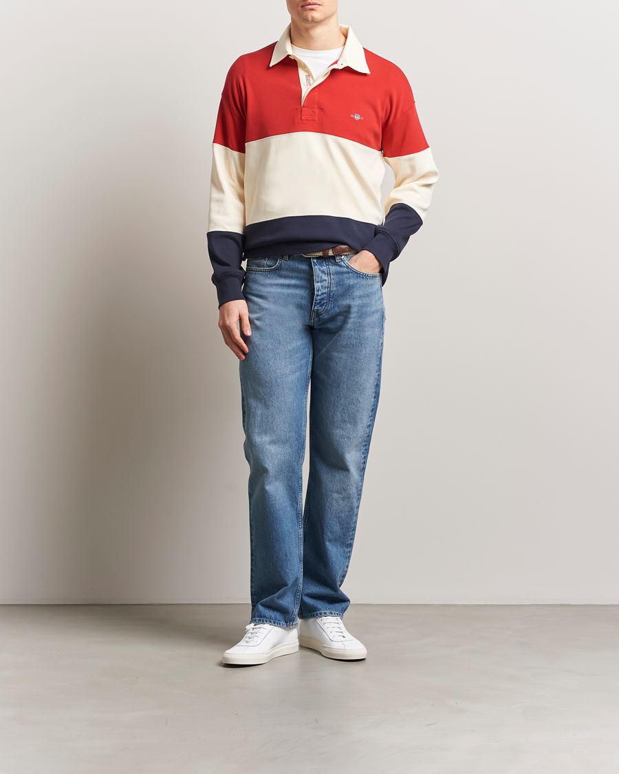 Herre | Gensere | GANT | Blocked Heavy Rugger Multi