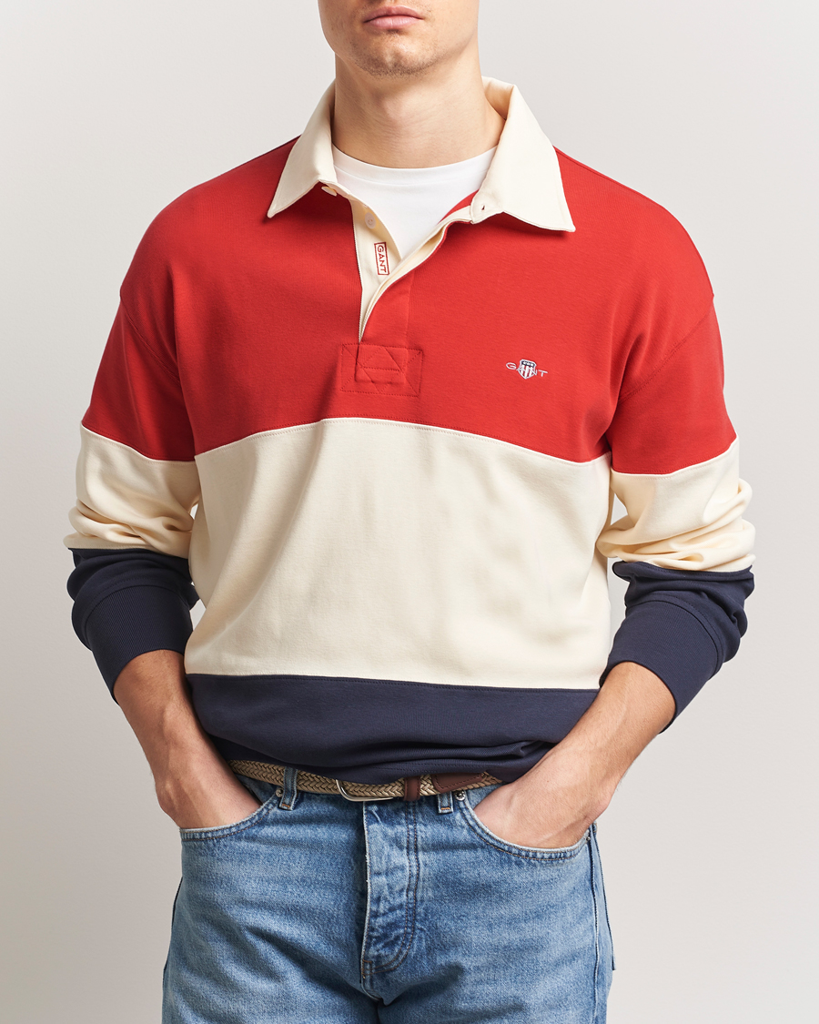 Herre | Gensere | GANT | Blocked Heavy Rugger Multi