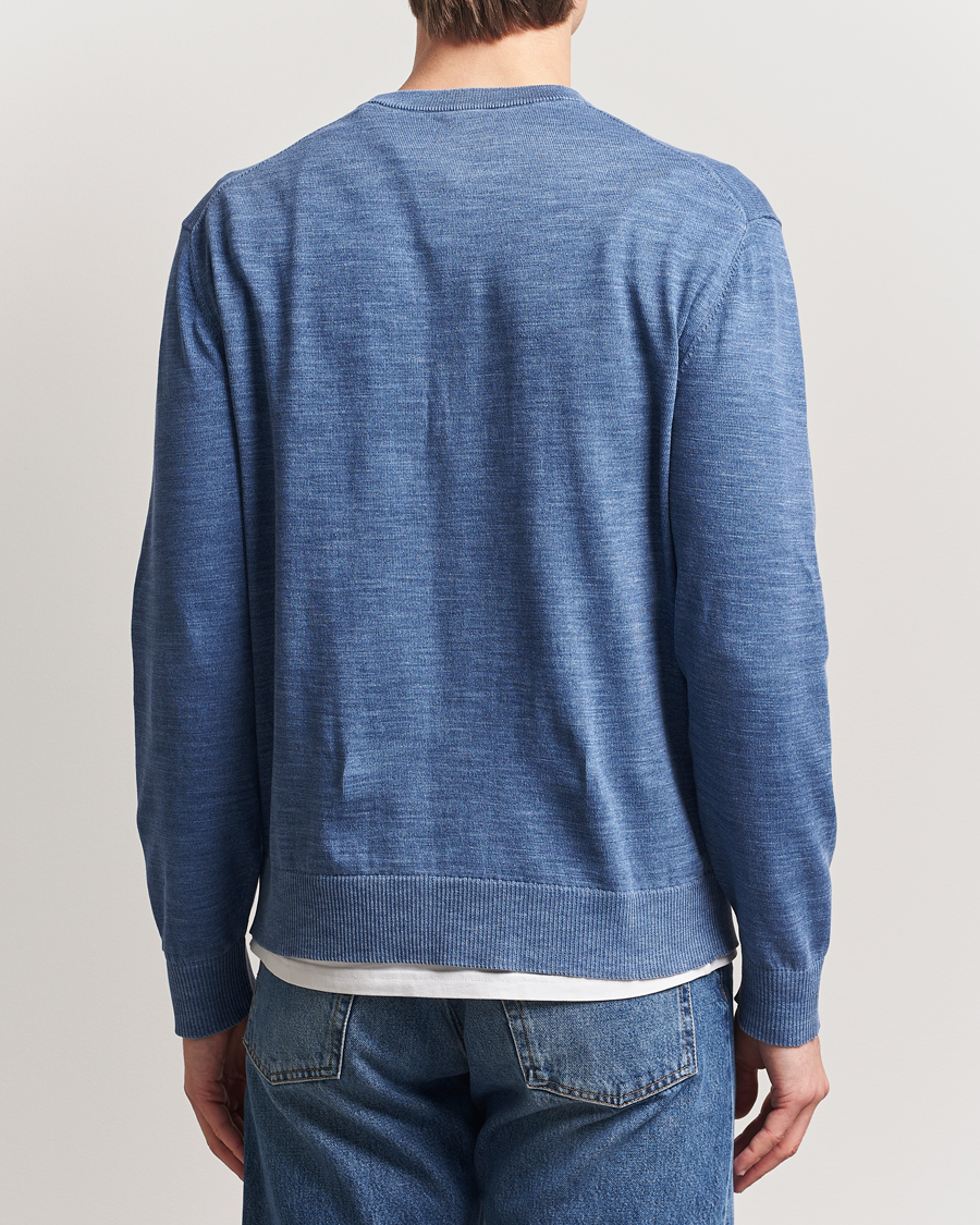 Herre | Gensere | GANT | Sunfaded Crew Neck Sweater Persian Blue