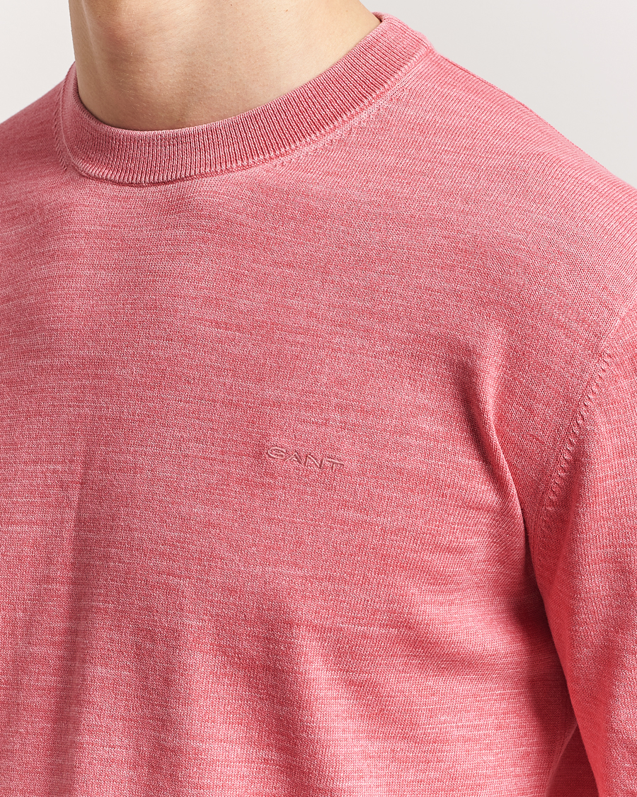 Herre | Gensere | GANT | Sunfaded Crew Neck Sweater Watermelon Red