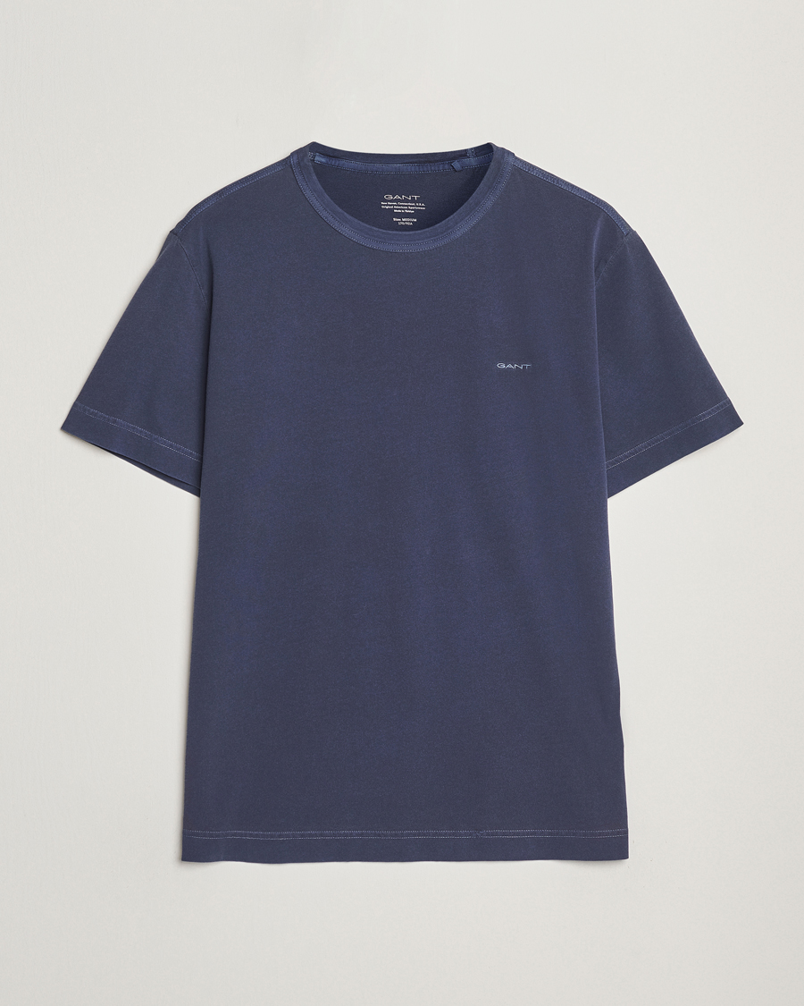 Herre | T-Shirts | GANT | Sunfaded T-Shirt Persian Blue