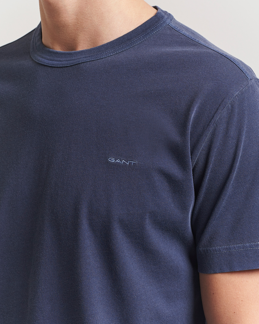 Herre | T-Shirts | GANT | Sunfaded T-Shirt Persian Blue